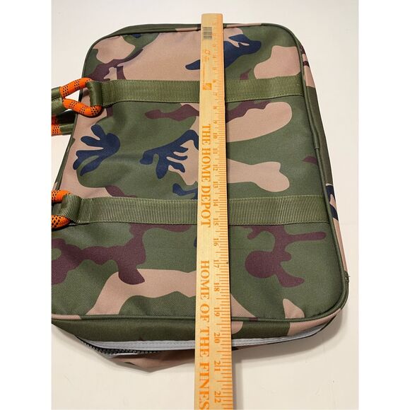 Roverlund Out-Of-Office Carry All Bag Perfect For A Pet Vacation camo w/ orange - Picture 2 of 7